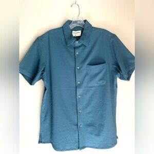Men's Blue Button Down Shirt by/ NWT